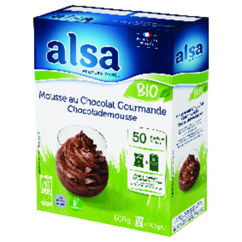 Mousse au chocolat gourmande bio 