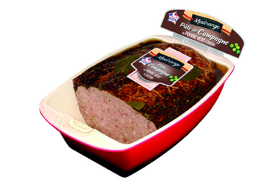 Pâté de campagne au poivre vert à l'ancienne vpf 