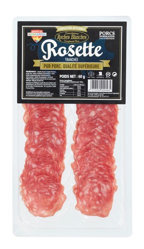 Rosette pur porc normand tranché 