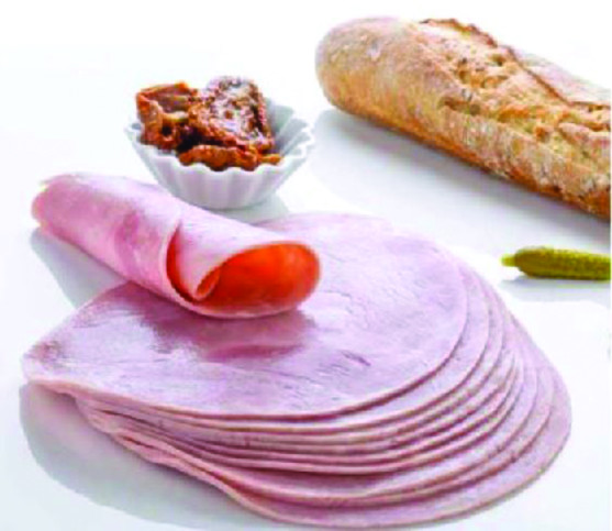 Jambon cuit choix 1/2 lune découenné dégraissé tranche de 40 g