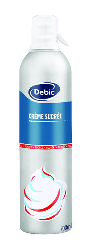 Crème sucrée sous pression 37 % m.g. 