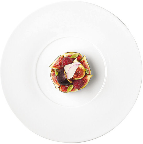 Assisette plate blanche  