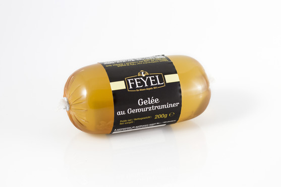 Gelée au gewurztraminier en boyau 