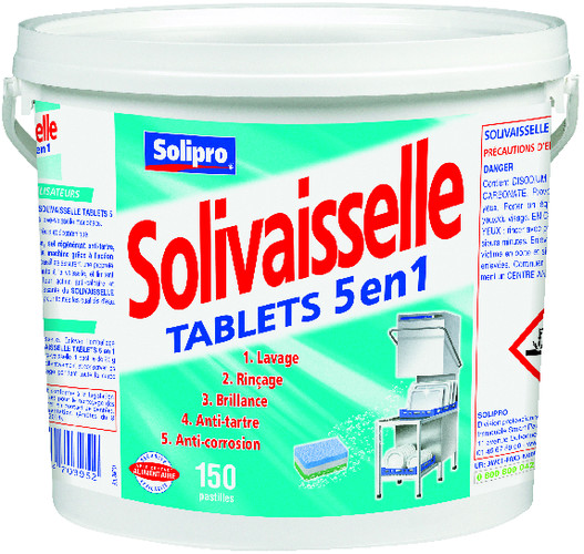 Solivaisselle tablets 5 en 1 ultra dégraissant 