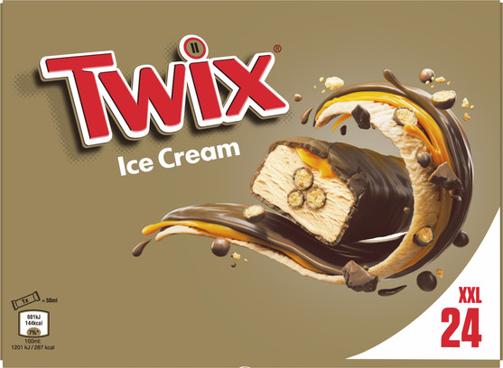 Twix barre glacée  