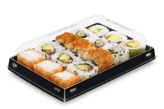 Couvercle boite sushi 365ml  