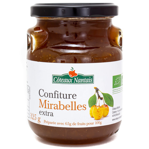 Confiture exta de mirabelles bio 