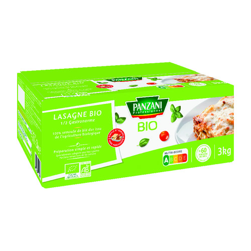 Lasagne qualité supérieure 1/2 Gastronorme bio 