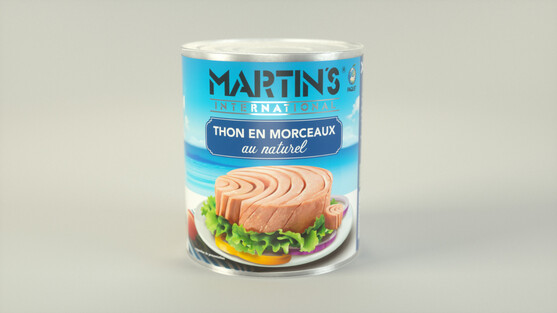 Thon listao en morceaux nature  