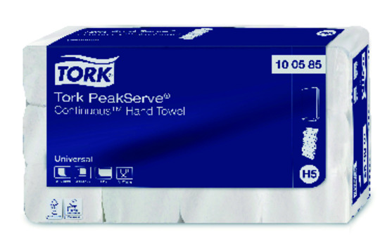 Essuie main pour distributeur peak serve blanc