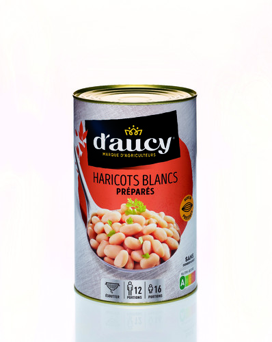 Haricots blancs préparés 