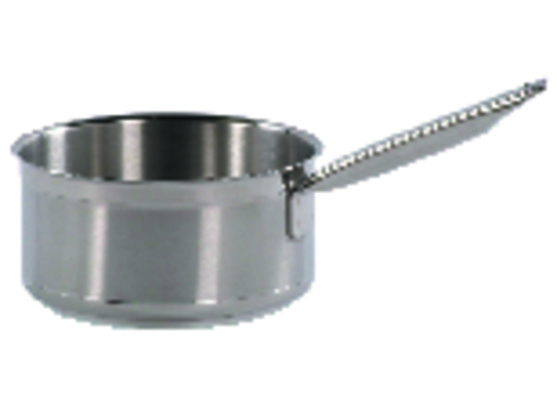 Casserole inox tradition diamètre 140mm haut. 75mm - cont. 1,2 lt