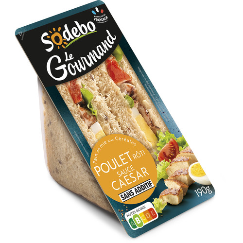 Sandwich club so gourmand poulet caesar 