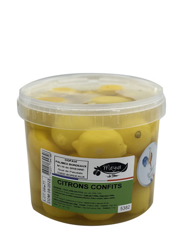 Citron confit origine import paquet de 2.5 kg