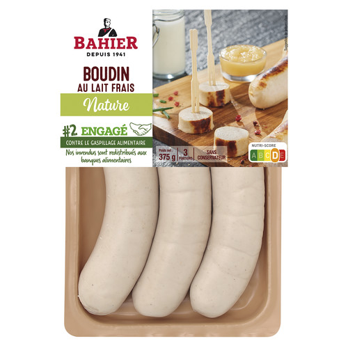 Boudin blanc nature  