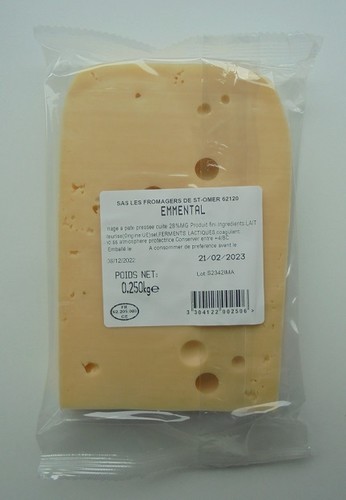 Emmmental bloc pièce de 250 g 