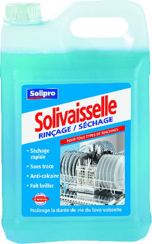 Solivaisselle Rincage/Sechage elimine les traces fait briller la vaisselle