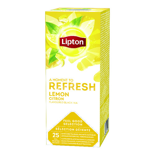 Thé noir citron 25 sachets fraicheur 