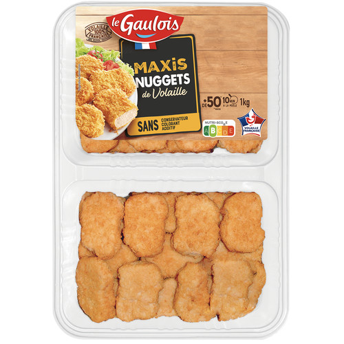 Nuggets de volaille pané et cuit 