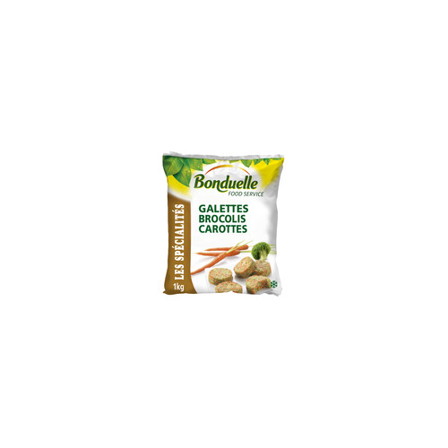 Galette brocolis/carotte sachet de 2.5 kg 