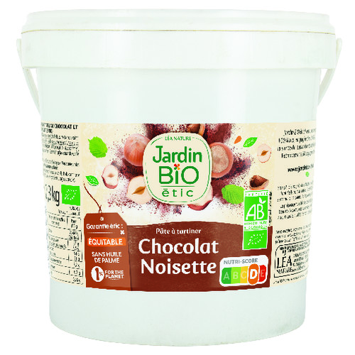 Pâte à tartiner noisette cacao bio 