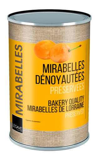 Mirabelles de lorraine dénoyautées préservées 