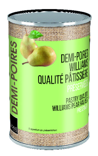 Demi -poires williams préservées 