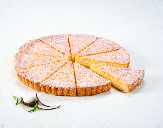 Tarte noix de coco prédécoupée 10 parts 