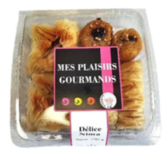 Délice nima assortiment pâtisseries orientales 