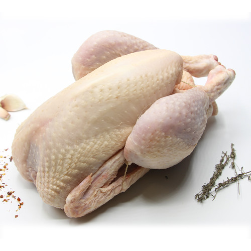 Poulet fermier nu bio  