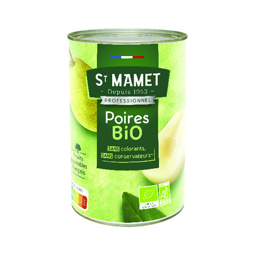 Poire demi préservée bio  