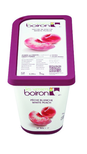 Purée de peche blanche non sucrée 