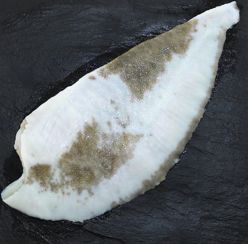 Filet de turbot avec peau  