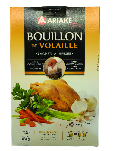 Bouillon de volaille déshydraté reconstituable pour 2 l