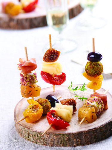 Mini brochettes apéritives assortiment 