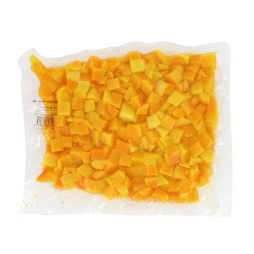 Courge butternut cuit cube sachet de 2.5 kg 