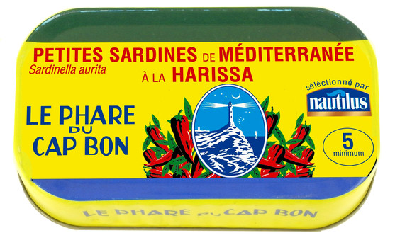 Sardine harissa  boite de 125 g