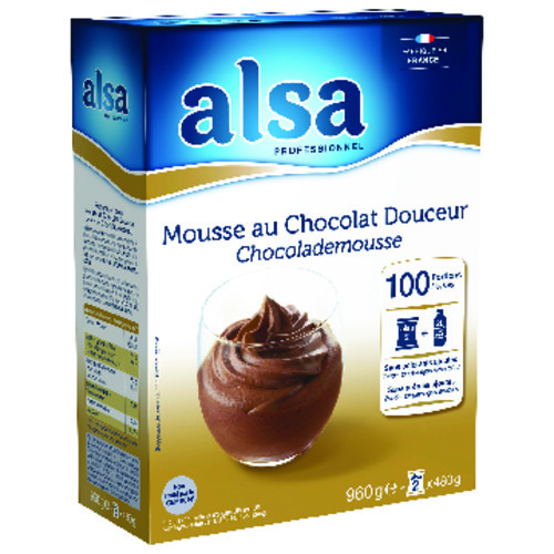 Mousse chocolat douceur 100 rations 