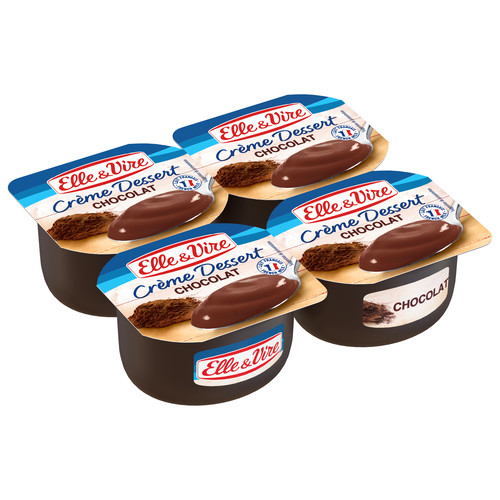 Crème dessert au chocolat uht  Pot de 125 g