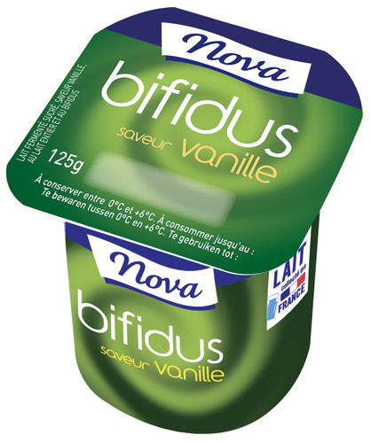 Bifidus au lait entier saveur vanille 