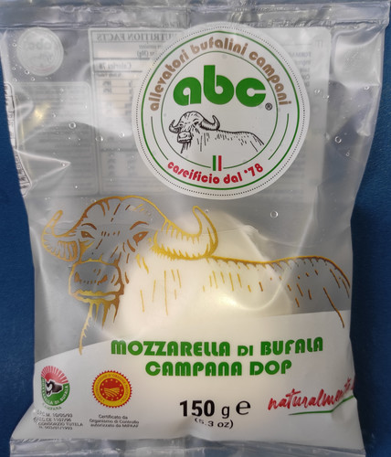 Mozzarella di bufala dop 22 % m.g. 