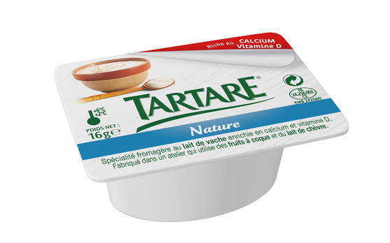 Tartare nature calcium et vitamine d barquette plastique de 16 g