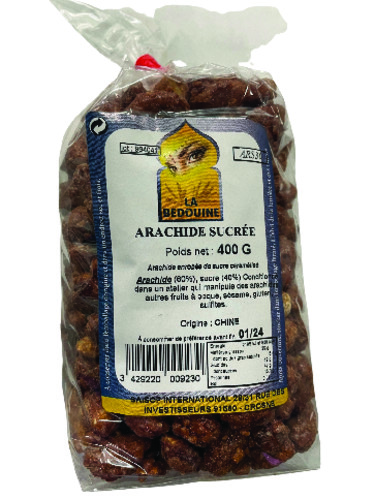 ARACHIDE SUCREE PAQUET DE 400 G 