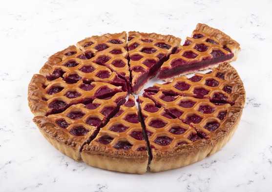 Tarte grillée à la cerise prédécoupée 10 parts 