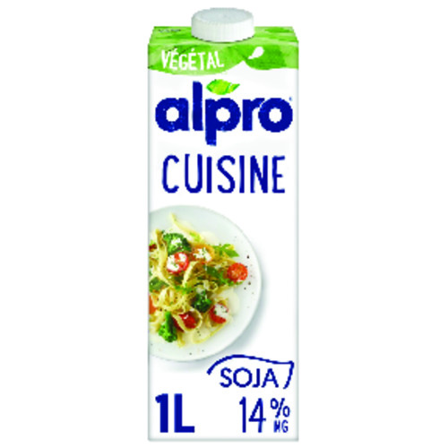 Crème végétale soja à cuisiner alpro 