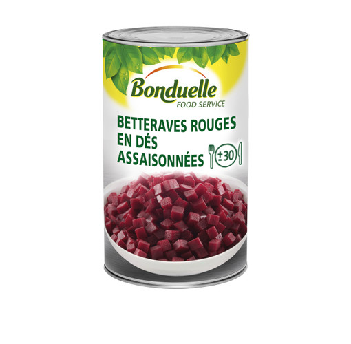 Betterave rouge en dés assaisonnée ce2 