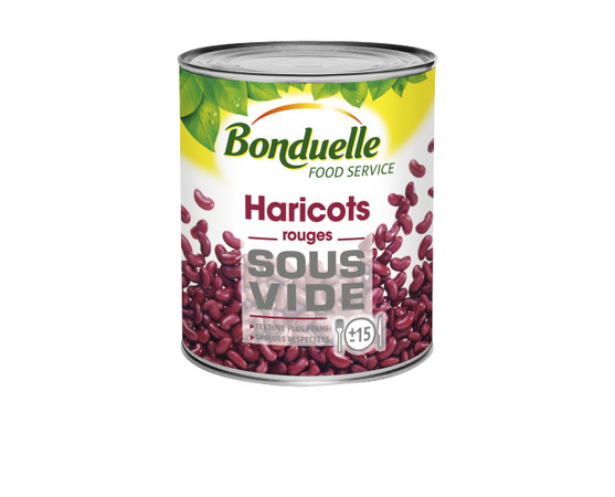 Haricots rouges sous vide boite de 4/1 