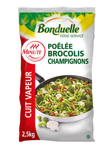 Poelée brocolis et champignons  