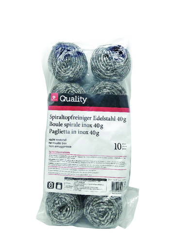 Boule spirale en inox 40g 