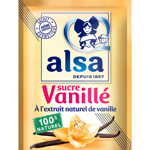 Sucre vanillé extrait naturel 90g 